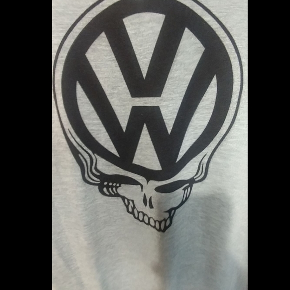 ZJD VW Stealie Parody Grateful Dead Volkswagen Shakedown T-shirt LP - Picture 3 of 4